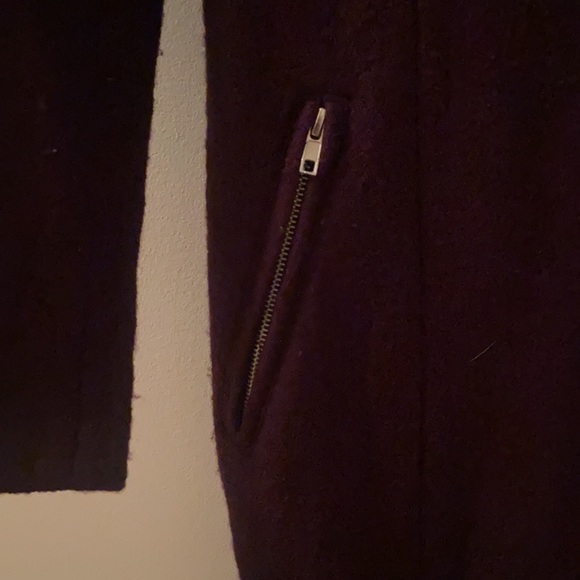 BB Dakota Beautiful women’s Burgundy Pea coat size small - Picture 5 of 7